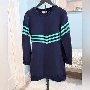 Sail to Sable Navy and Teal Dress